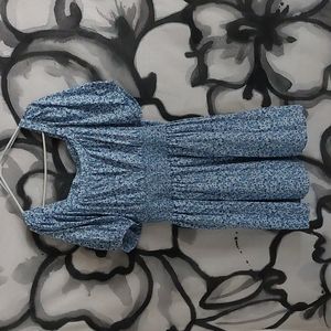 old navy dress size xl blue